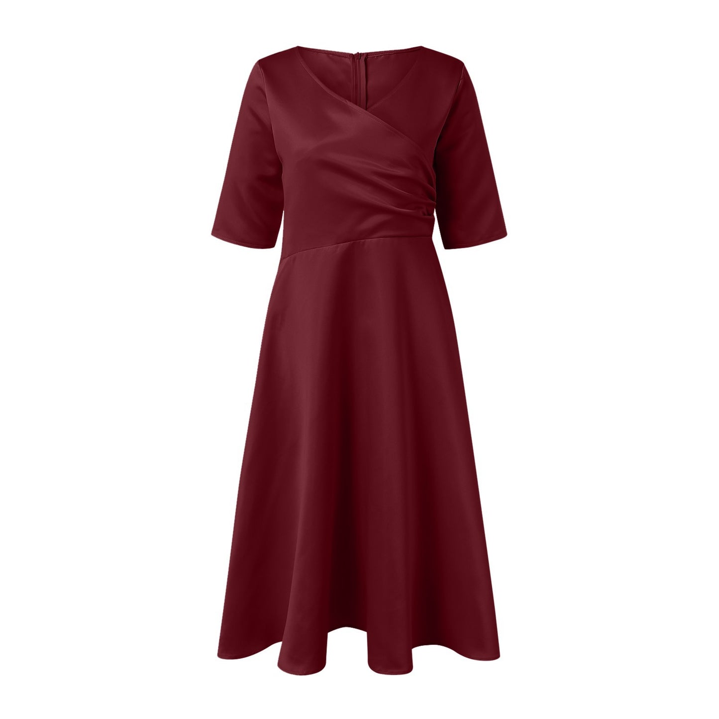 Robe portefeuille A-ligne flatteuse pour femmes Chic und Stil