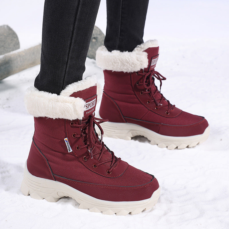 Bottes d'extérieur d'hiver pour femmes avec doublure isolante thermique et semelle antidérapante Chic und Stil
