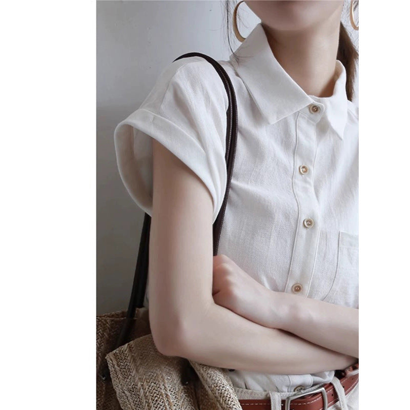 Chemise casual à col pour femmes Chic und Stil