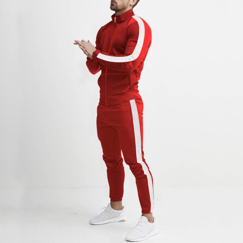Costume de sport pour hommes avec poches zippées pratiques et matériau respirant Chic und Stil