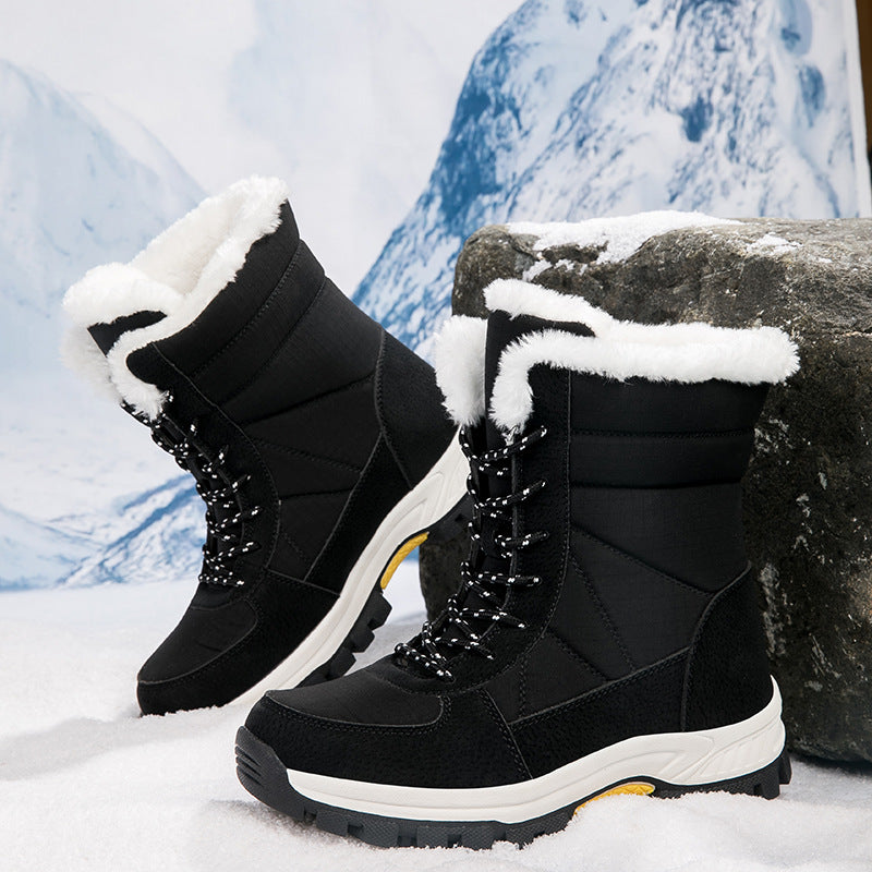 Bottes d'hiver pour femmes avec doublure isolante et semelle antidérapante Chic und Stil