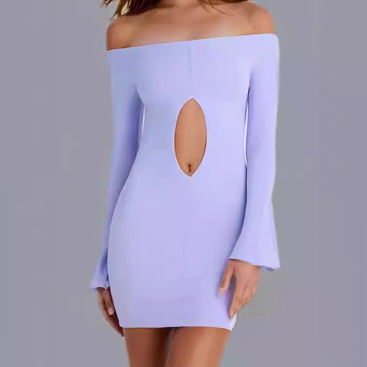 Robe mini off-shoulder pour femmes avec décolleté Chic und Stil