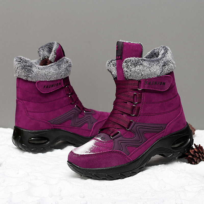 Bottes d'hiver pour femmes avec doublure douce et semelle antidérapante Chic und Stil