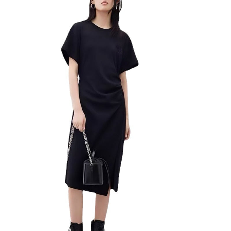 Robe T-shirt midi décontractée pour femmes Chic und Stil