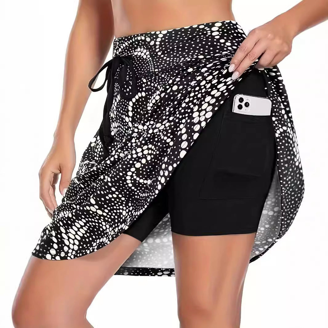 Jupe de sport pour femmes avec short de compression intégré Chic und Stil