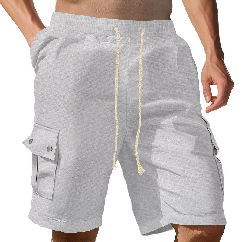 Shorts cargo décontractées pour hommes avec taille élastique et poches pratiques Chic und Stil