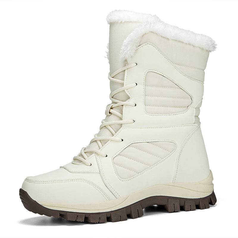 Bottes d'hiver chaudes pour femmes avec semelle en caoutchouc antidérapante Chic und Stil