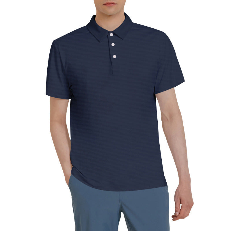 Chemise polo pour hommes en matériau respirant avec structure Chic und Stil