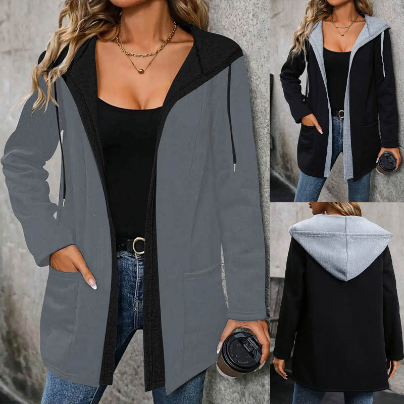 Veste à capuche décontractée pour femmes avec poches latérales et coupe moderne Chic und Stil