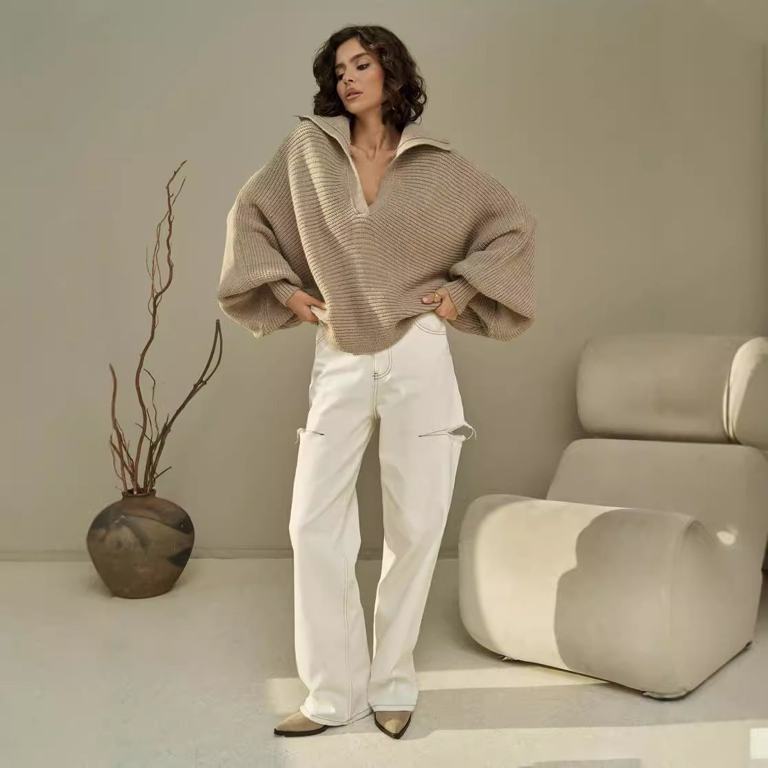 Femme Pull Oversize Douillet Chic und Stil
