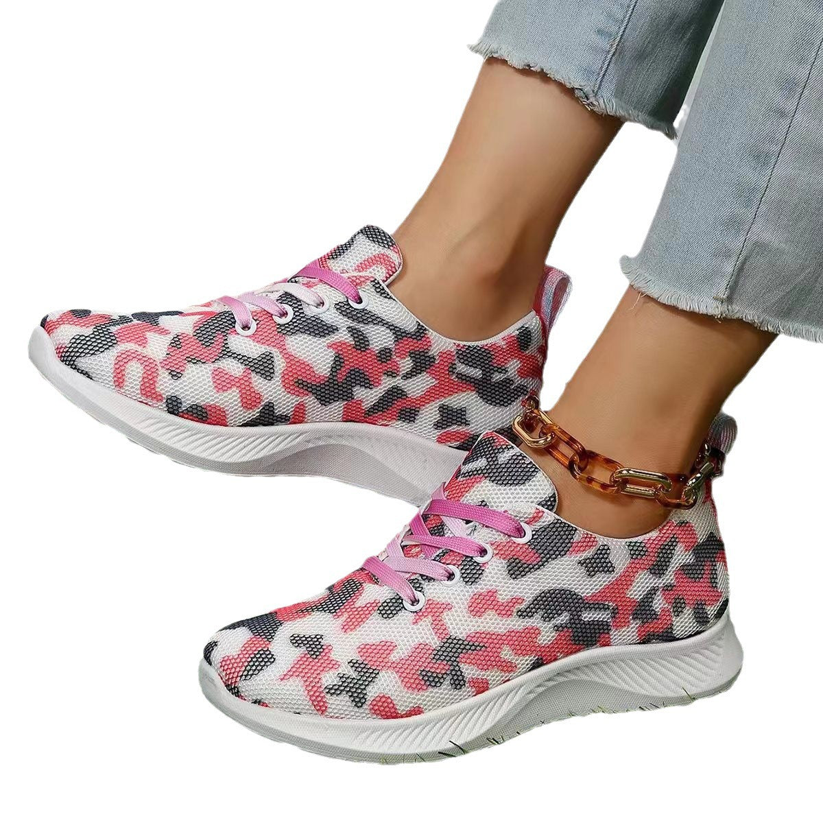 Dames baskets à la mode avec un grand confort de port Chic und Stil