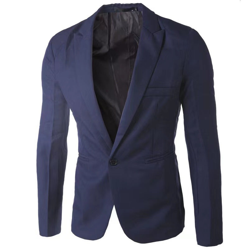 Blazer élégant pour hommes avec coupe slim et accents fins Chic und Stil