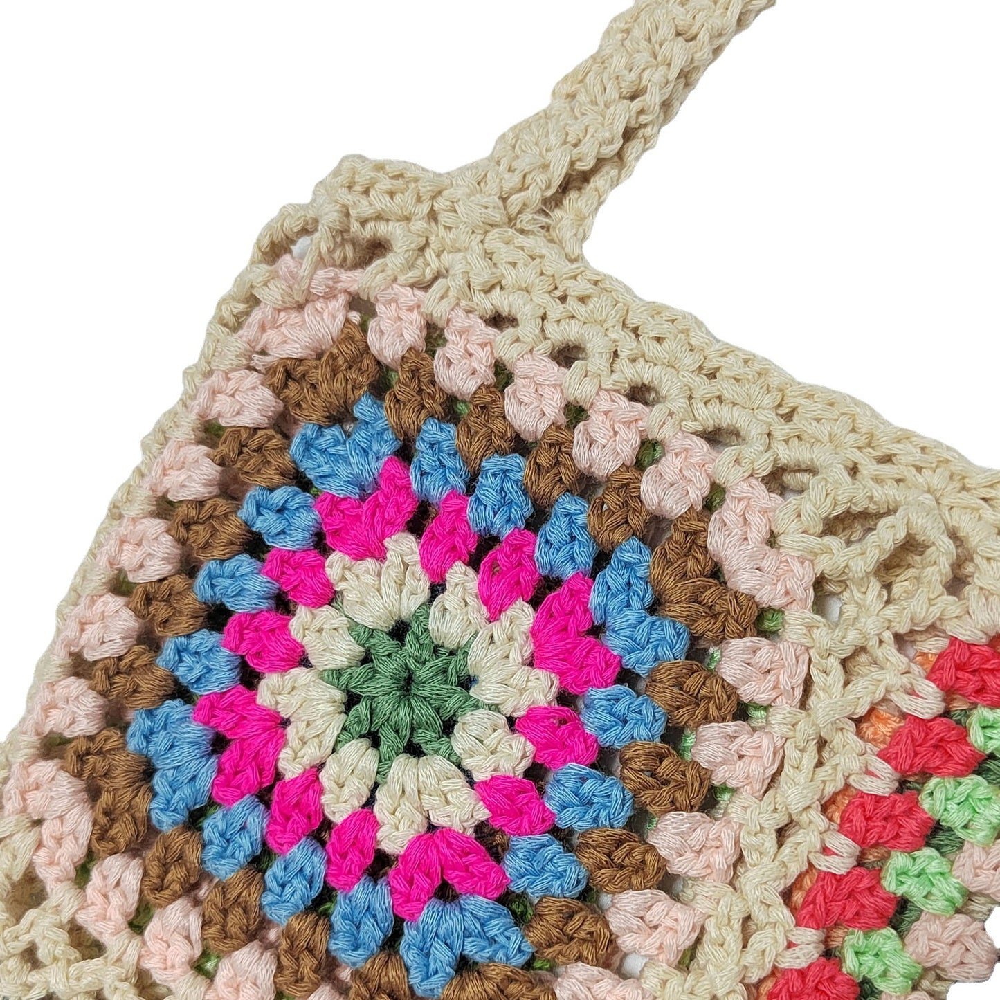 Sac fourre-tout en crochet fait à la main pour femmes Chic und Stil