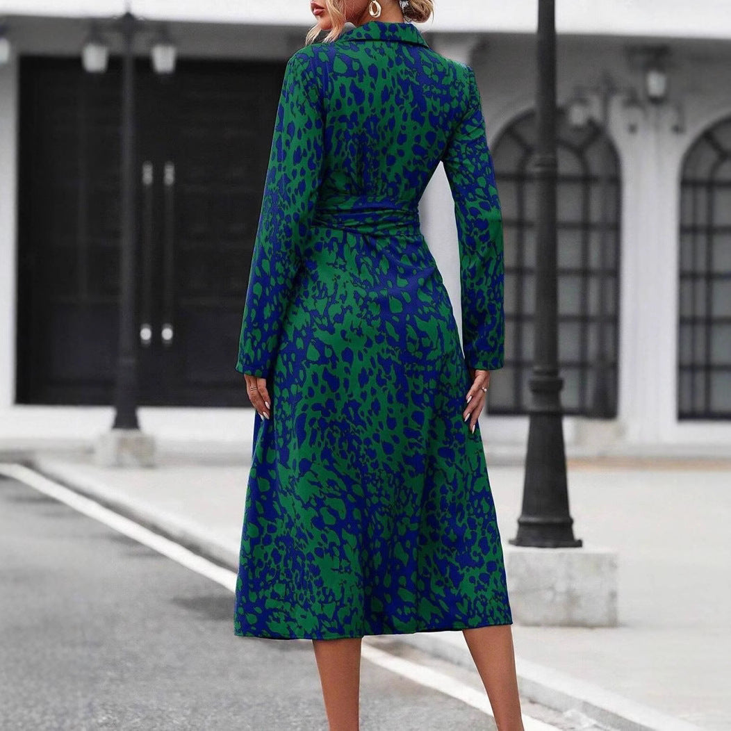Robe midi élégante à fermeture à boutons Chic und Stil