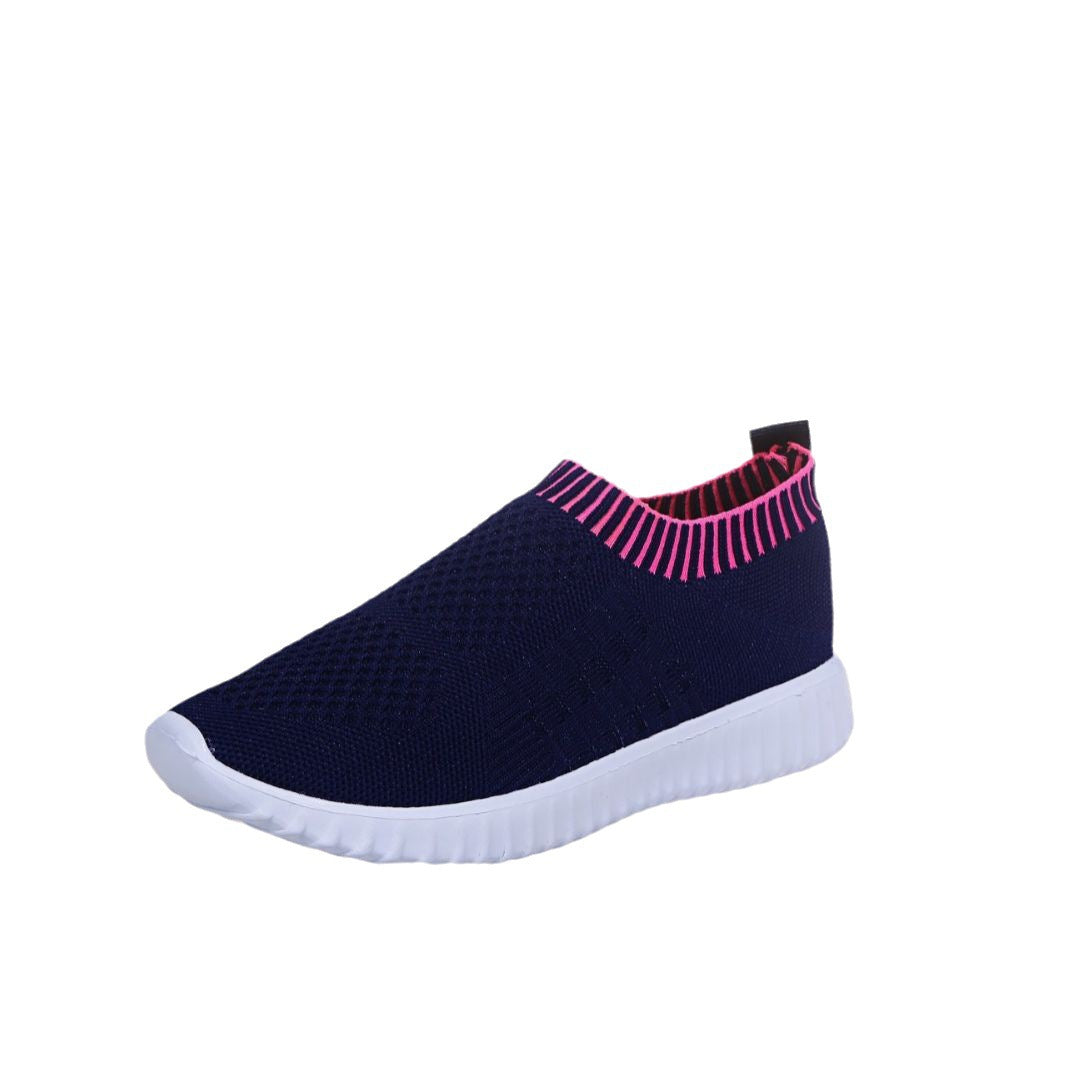 Baskets Sportives Slip-On pour Femmes avec dessus en tricot élastique et semelle antidérapante Chic und Stil