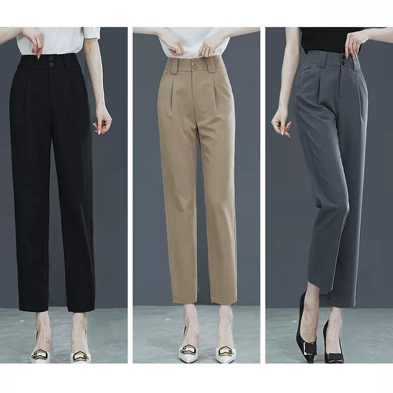 Pantalon taille haute ajusté pour femmes Chic und Stil 1750846599