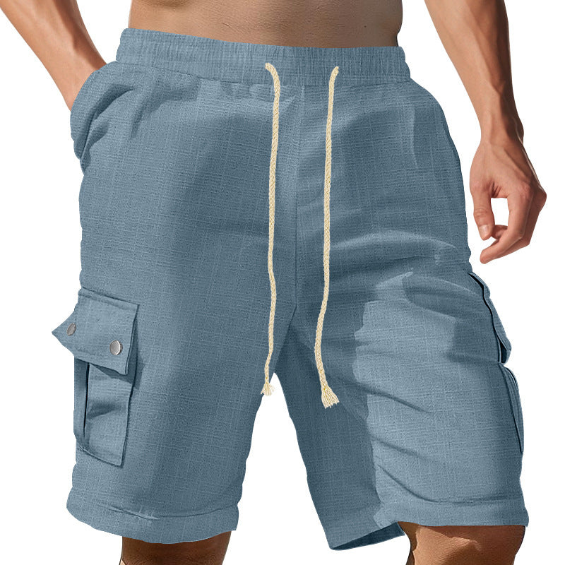 Shorts cargo décontractées pour hommes avec taille élastique et poches pratiques Chic und Stil