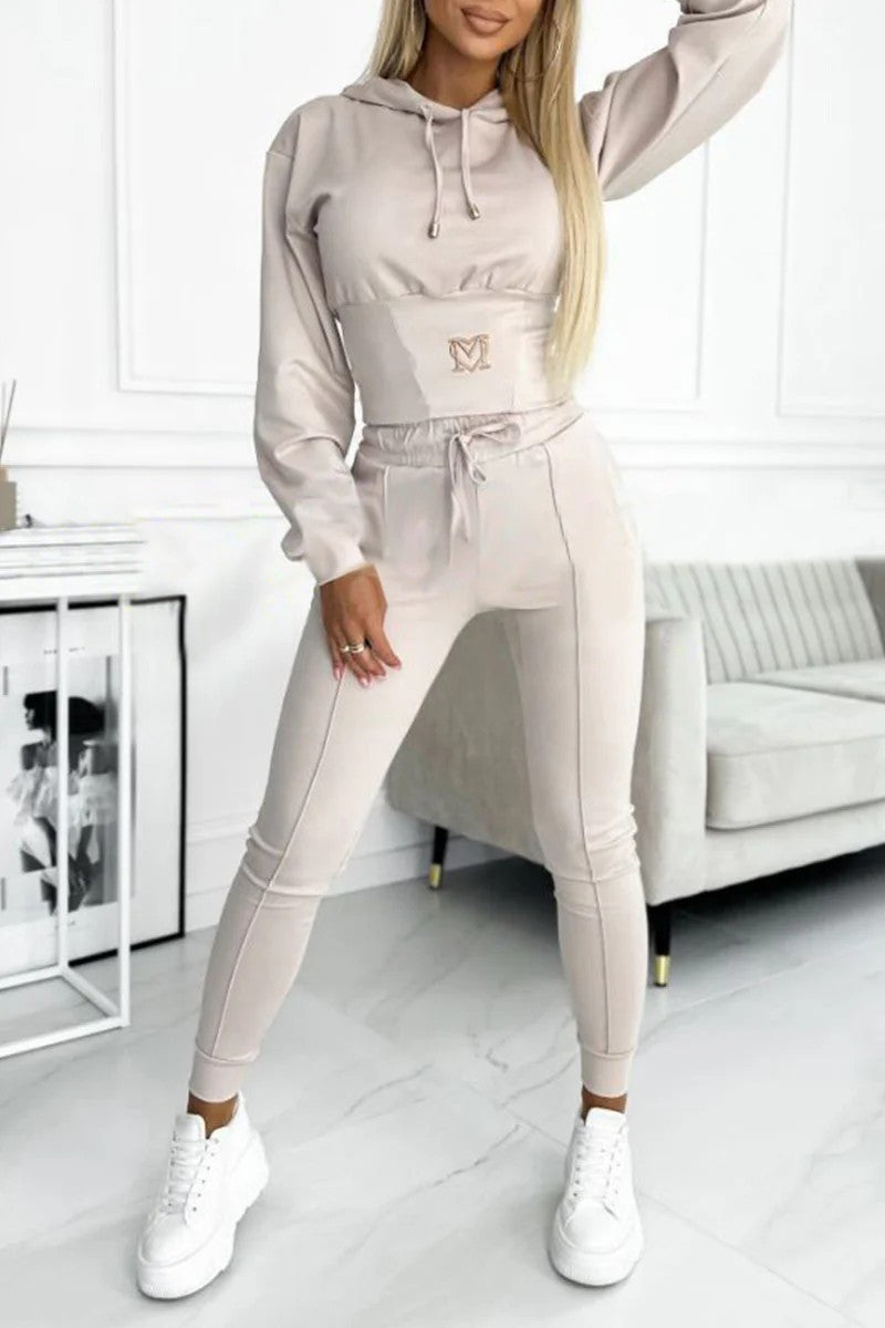 Dames Ensemble de sport avec capuche et coupe décontractée Chic und Stil