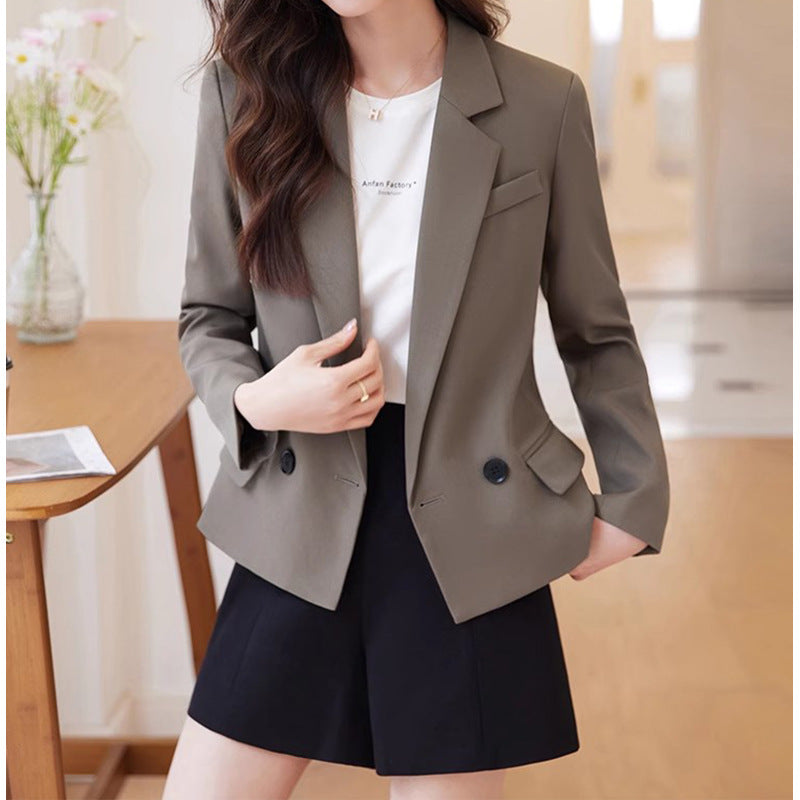 Blazer pour femmes à double boutonnage ajusté Chic und Stil 1750847348