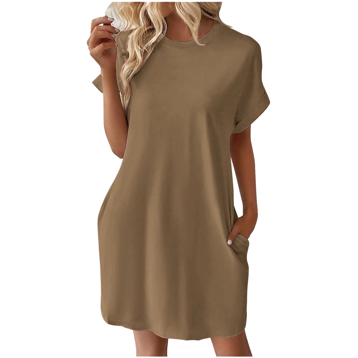 Robe t-shirt décontractée à poches Chic und Stil