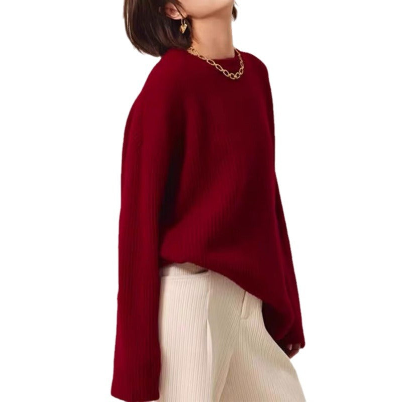 Pull à col roulé en tricot épais Chic und Stil pour femme