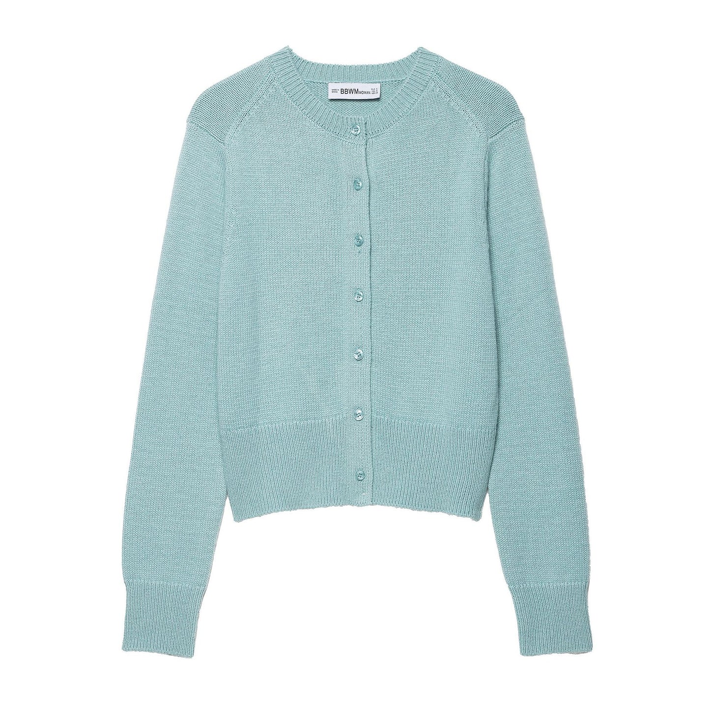 Cardigan en fine maille pour femmes avec encolure ronde Chic und Stil