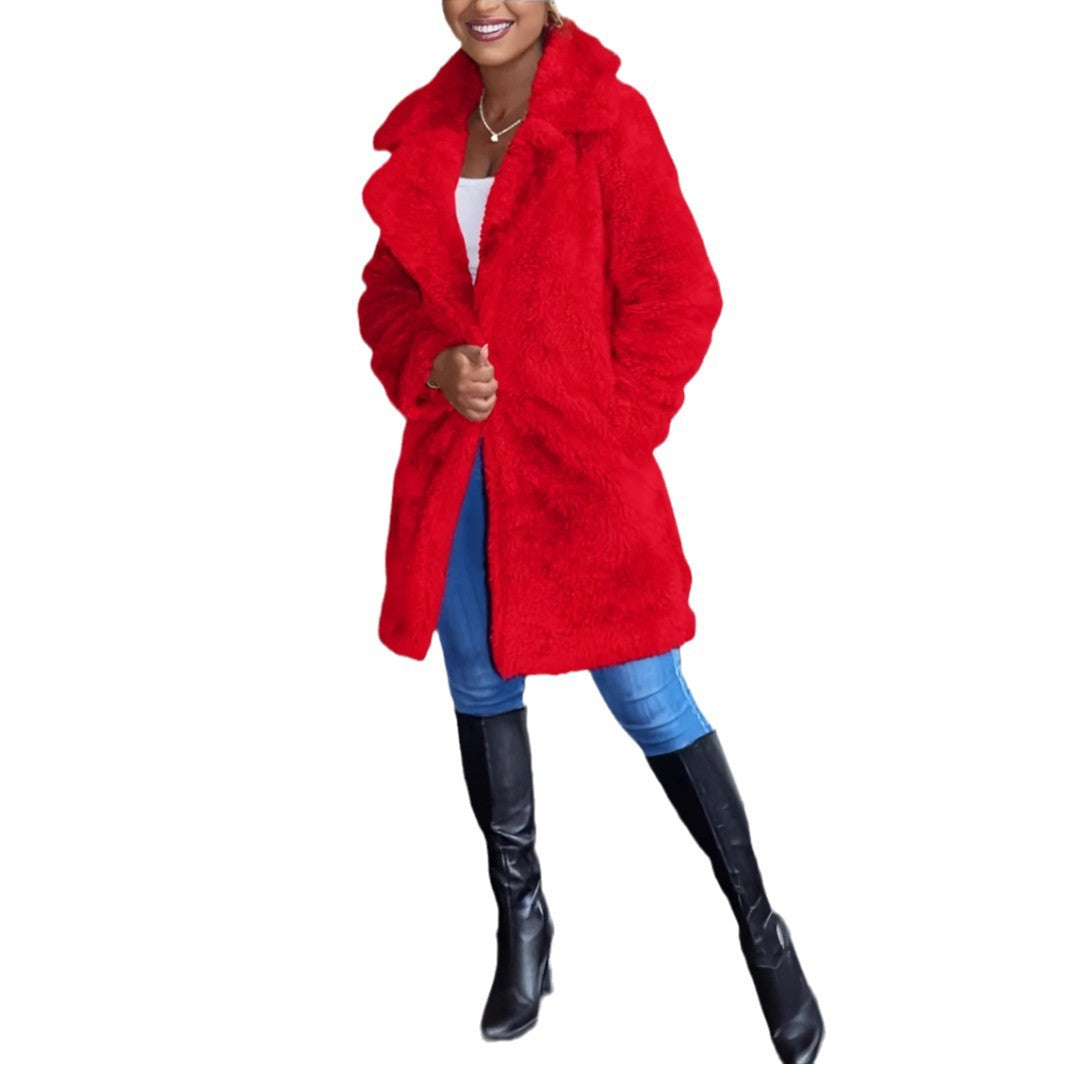 High-quality teddy plush fabric bathrobe Chic and Style for women