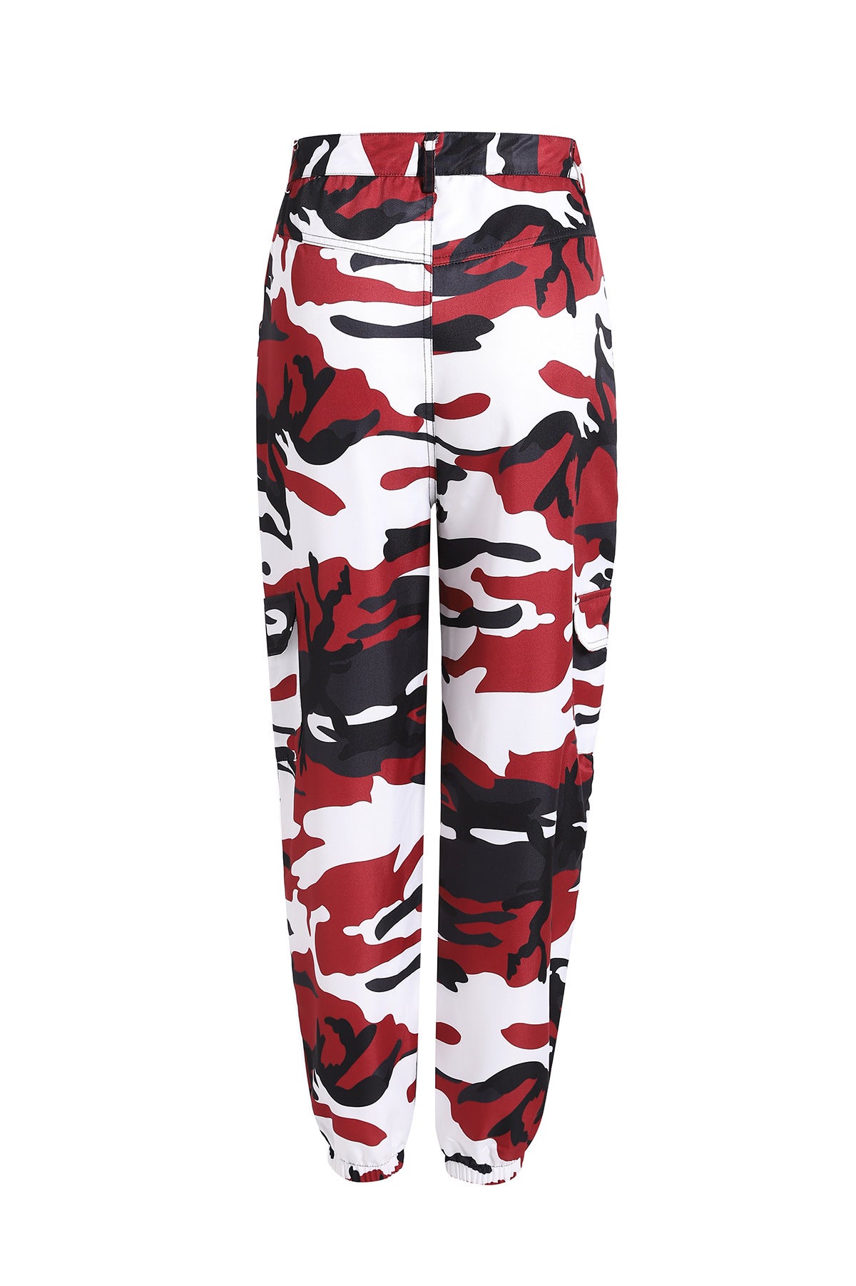 Pantalon cargo pour femmes au design camouflage moderne avec poches pratiques et taille élastique Chic und Stil