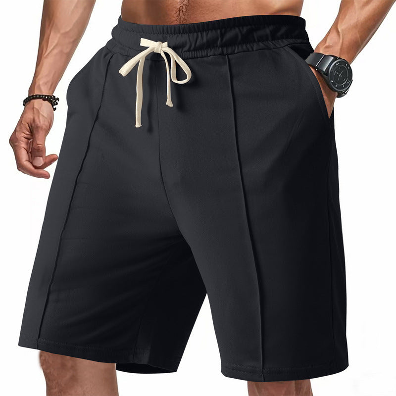 Shorts de sport confortables pour hommes avec taille élastique et poches latérales pratiques Chic und Stil