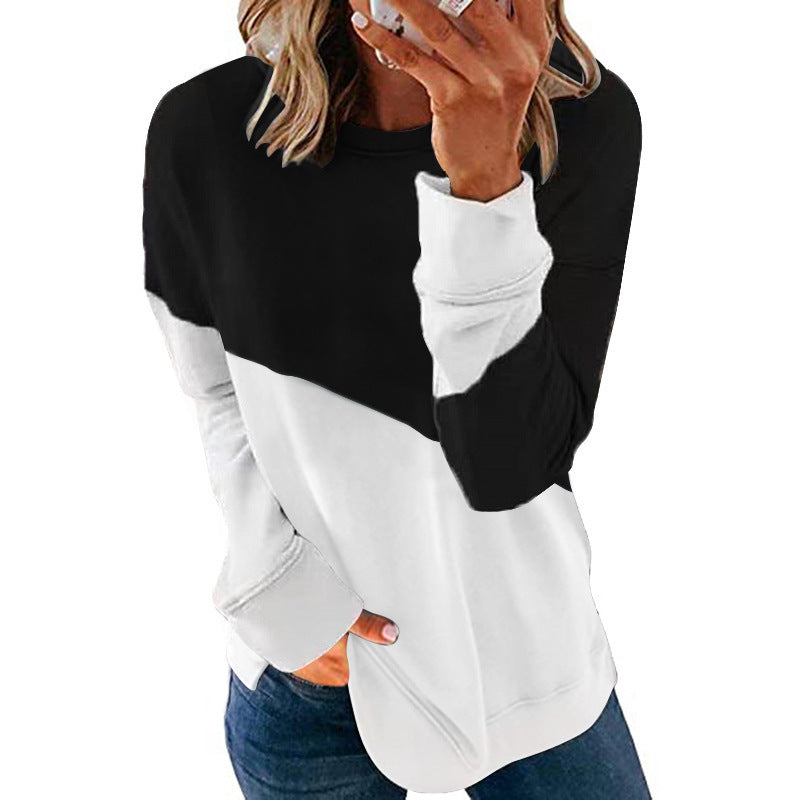 Sweatshirt femmes avec design color block à la mode Chic und Stil