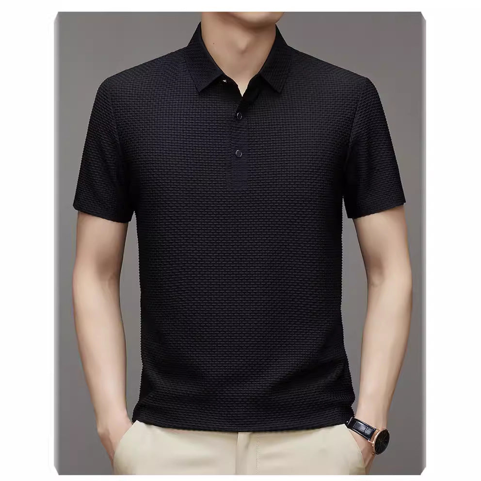 Hommes Polo en Structure Chic und Stil
