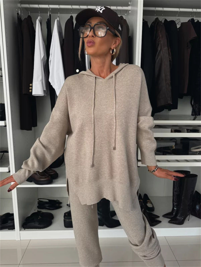 Dames Ensemble de Sweat à Capuche et Pantalon de Jogging Confort Élevé Chic und Stil