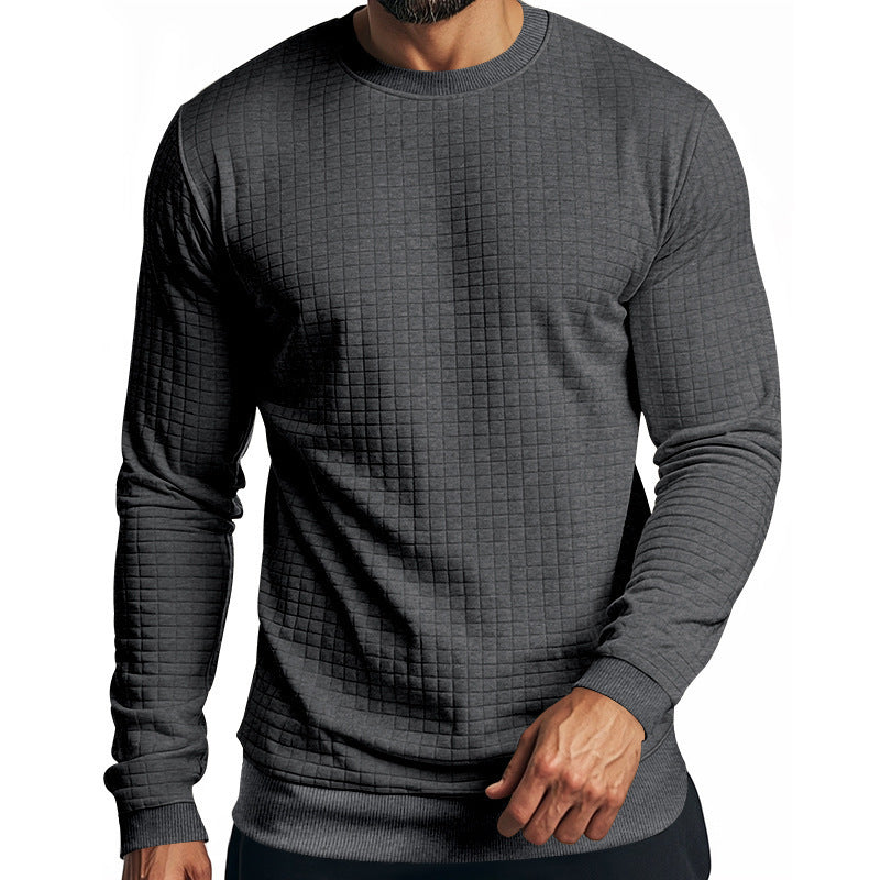 Pull en tricot à la mode pour hommes avec matériau supérieur texturé Chic und Stil