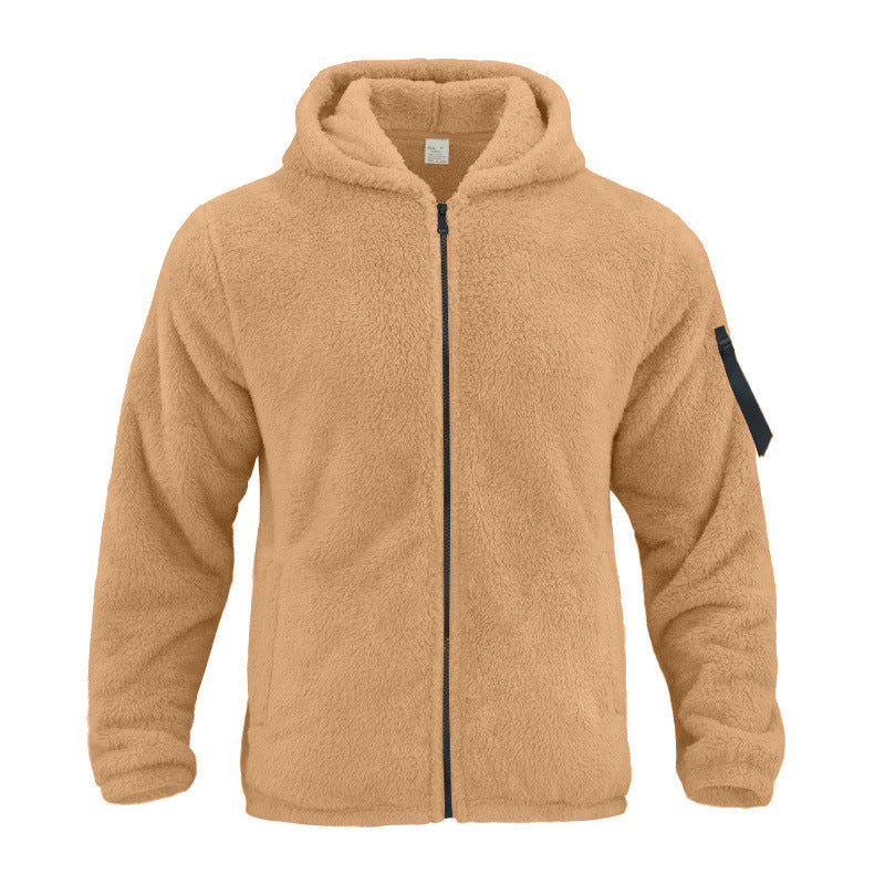 Veste en polaire douillette pour hommes avec capuche Chic und Stil