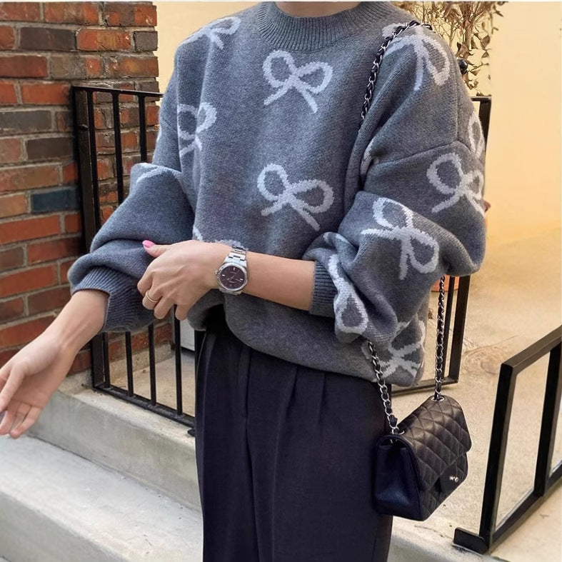 Pull à motifs pour femmes coupe décontractée Chic und Stil
