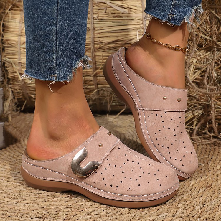 Sabots confortables pour dames avec décorations élégantes Chic und Stil