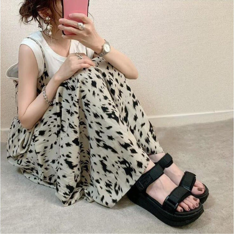 Robe maxi A-ligne pour femmes avec bretelles ajustables Chic und Stil