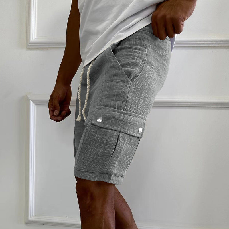 Shorts Cargo pratiques pour hommes avec une taille élastique et des poches polyvalentes Chic und Stil