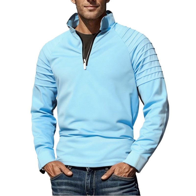 Pull fonctionnel pour hommes avec demi-zip et design moderne Chic und Stil