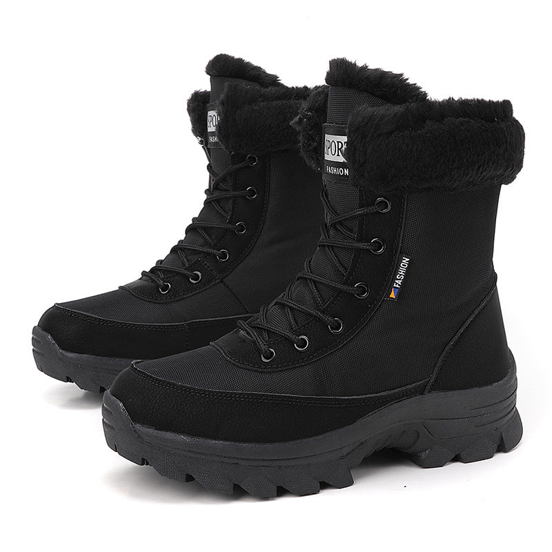 Bottes d'extérieur d'hiver pour femmes avec doublure isolante thermique et semelle antidérapante Chic und Stil