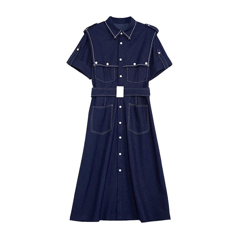 Robe utilitaire ceinturée pour femme Chic und Stil