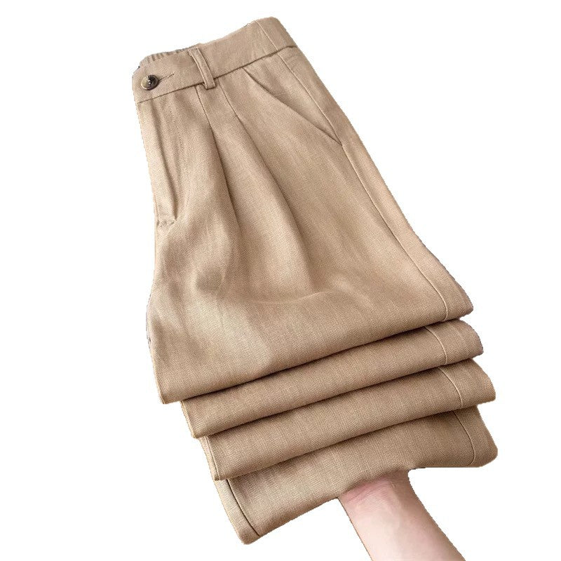 Pantalons en lin larges sur mesure pour femmes Chic und Stil