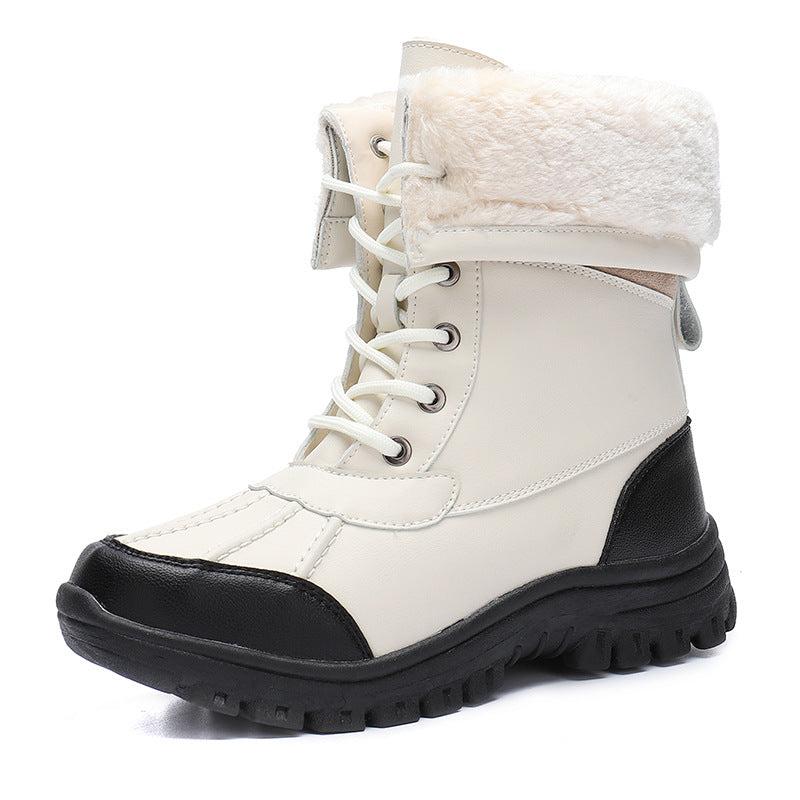 Bottes d'hiver pour femmes doublées avec semelle antidérapante et doublure isolante Chic und Stil