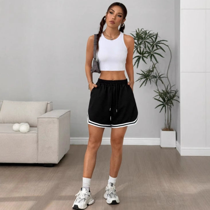 Pantalons de loisirs sportives pour femmes au style décontracté avec taille ajustable Chic und Stil