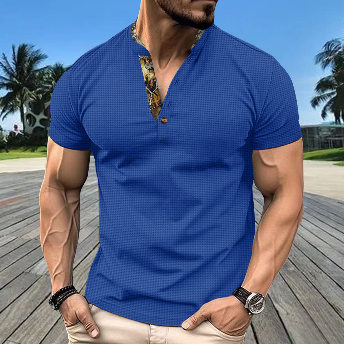 Chemise à manches courtes Chic und Stil pour hommes