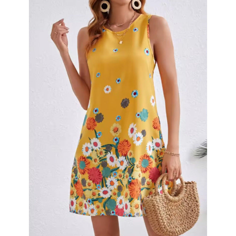 Robe shift sans manches décontractée pour femmes Chic und Stil