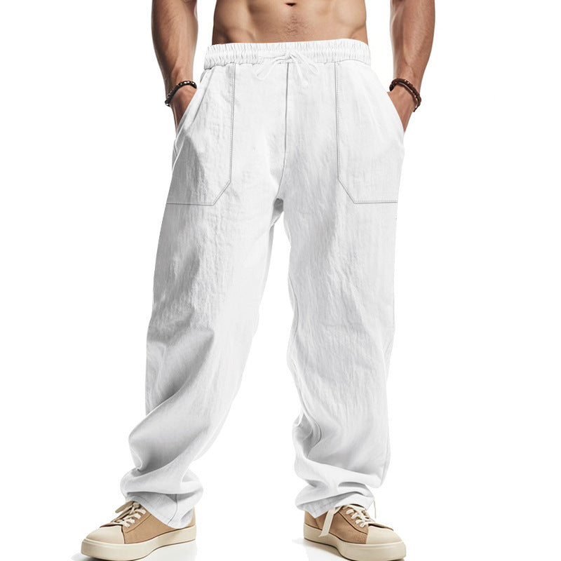 Pantalon de loisir léger pour hommes avec poches latérales pratiques Chic und Stil