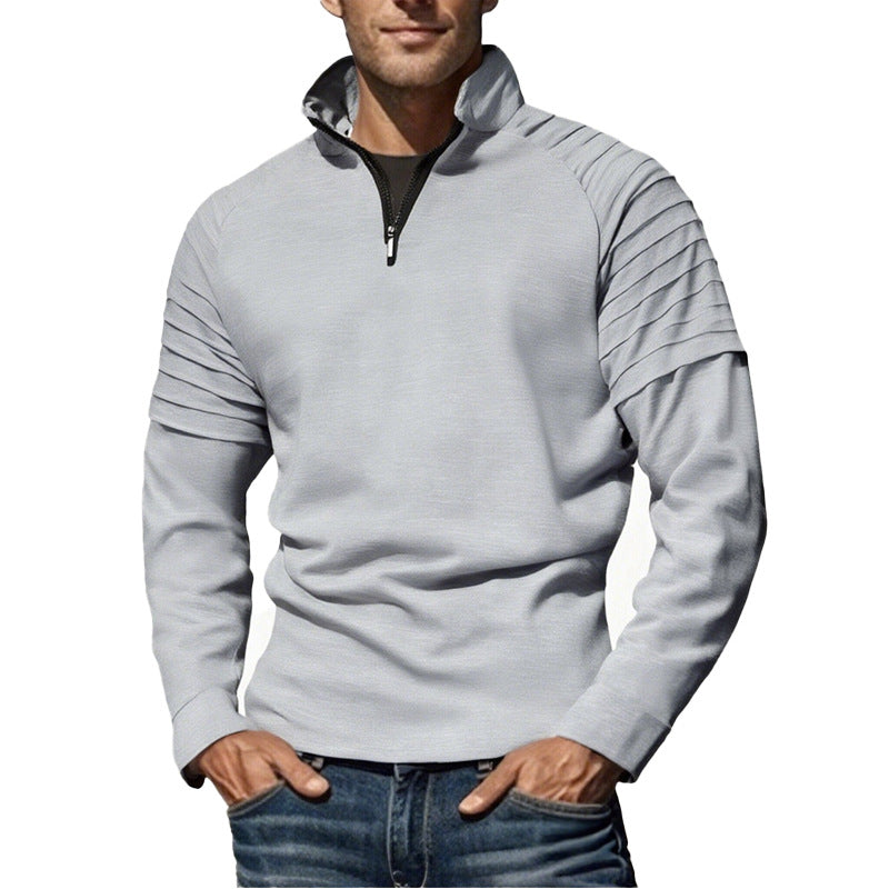 Pull fonctionnel pour hommes avec demi-zip et design moderne Chic und Stil