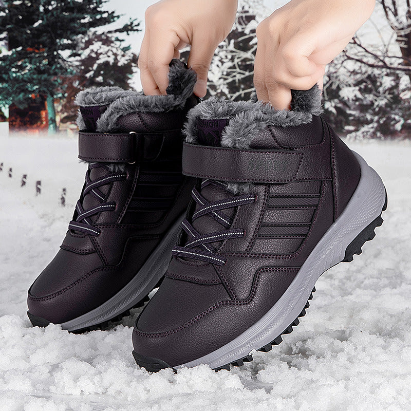 Bottes de randonnée d'hiver pour femmes avec semelle antidérapante et doublure isolante Chic und Stil