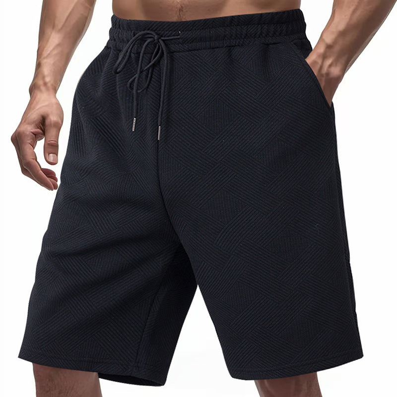Shorts de plage décontractés pour hommes en matériau respirant avec taille élastique Chic und Stil